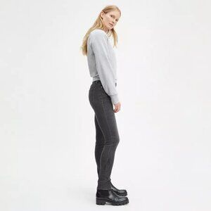 Levi 311 Shaping Skinny‎ Stretch Mid Rise Dark Gray 10S Tummy Slimming Stella